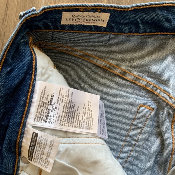 NWT Levi's 501 Original High Rise Straight Leg Cropped Jean W26 L26 - Picture 7 of 8